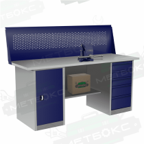 Верстак с тумбой и драйвером ВП-4/1,9 с экраном Верстак с тумбой и драйвером ВП-4/1,9 с экраном