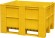 BoxPallet 1200х1000х740 мм сплошной желтый купить в Уфе