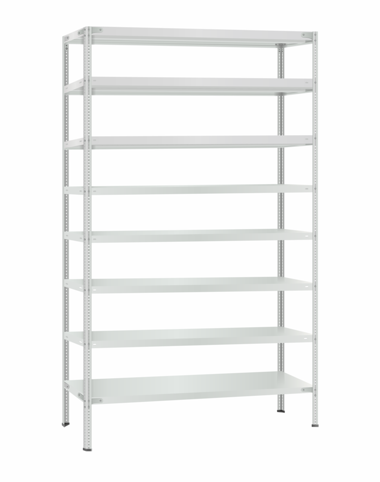 Стеллаж металлический Титан МС-500 3000х1200х400 8 полок купить в Уфе Стеллаж металлический Титан МС-500 3000х1200х400 8 полок купить в Уфе