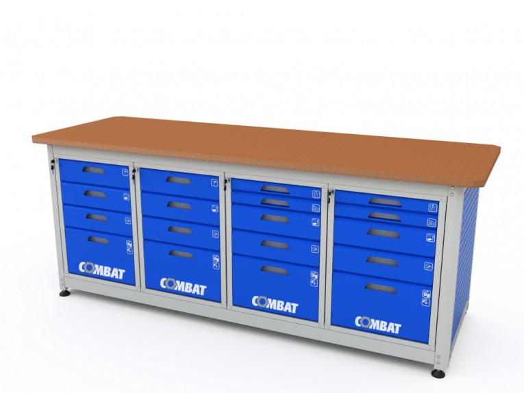 Верстак четырехтумбовый COMBAT 44455.2340 купить в Уфе Верстак четырехтумбовый COMBAT 44455.2340 купить в Уфе