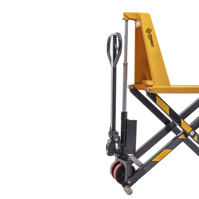 Гидравлическая тележка (рохля) SD-HL (HLT10, г/п 1000 кг, вилы 1150x550 мм, высокоподъемная 800 мм) SMARTLIFT (SMART) купить в Уфе