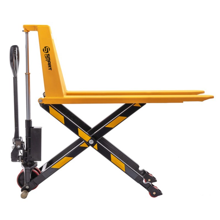 Гидравлическая тележка (рохля) SD-HL (HLT10, г/п 1000 кг, вилы 1150x550 мм, высокоподъемная 800 мм) SMARTLIFT (SMART) купить в Уфе