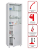 Медицинский шкаф HILFE МД 1 1760/SG купить в Уфе