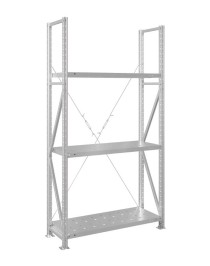 Стеллаж MS U 2000x700x500 3 полки (200 кг, перф) Стеллаж MS U 2000x700x500 3 полки (200 кг, перф)