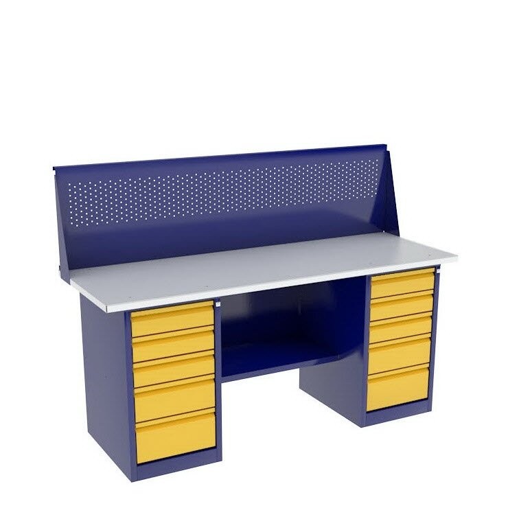 Верстак с двумя драйверами ВП-6/1,6 с экраном купить в Уфе Верстак с двумя драйверами ВП-6/1,6 с экраном купить в Уфе