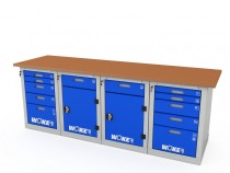 Верстак четырехтумбовый WOKER PRO 45225.2400 Верстак четырехтумбовый WOKER PRO 45225.2400