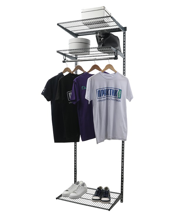 Гардеробная система Практик Home Basic G60 графит купить в Уфе Гардеробная система Практик Home Basic G60 графит купить в Уфе