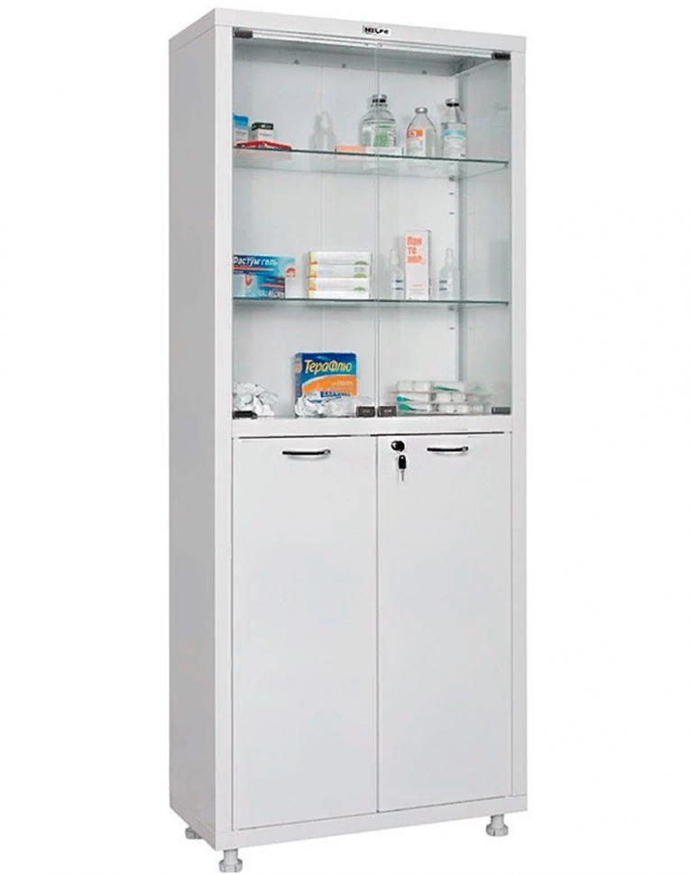 Медицинский шкаф HILFE МД 2 1670/SG купить в Уфе