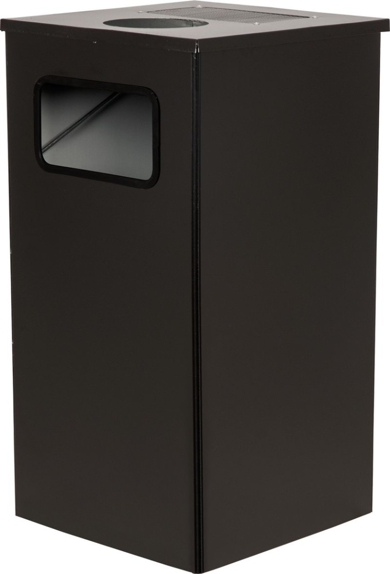 Урна 80 литров Квадро-11 черный купить в Уфе Урна 80 литров Квадро-11 черный купить в Уфе