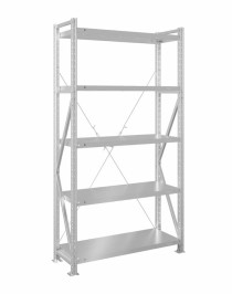 Стеллаж MS U 3000x700x400 5 полок (200 кг, металл)