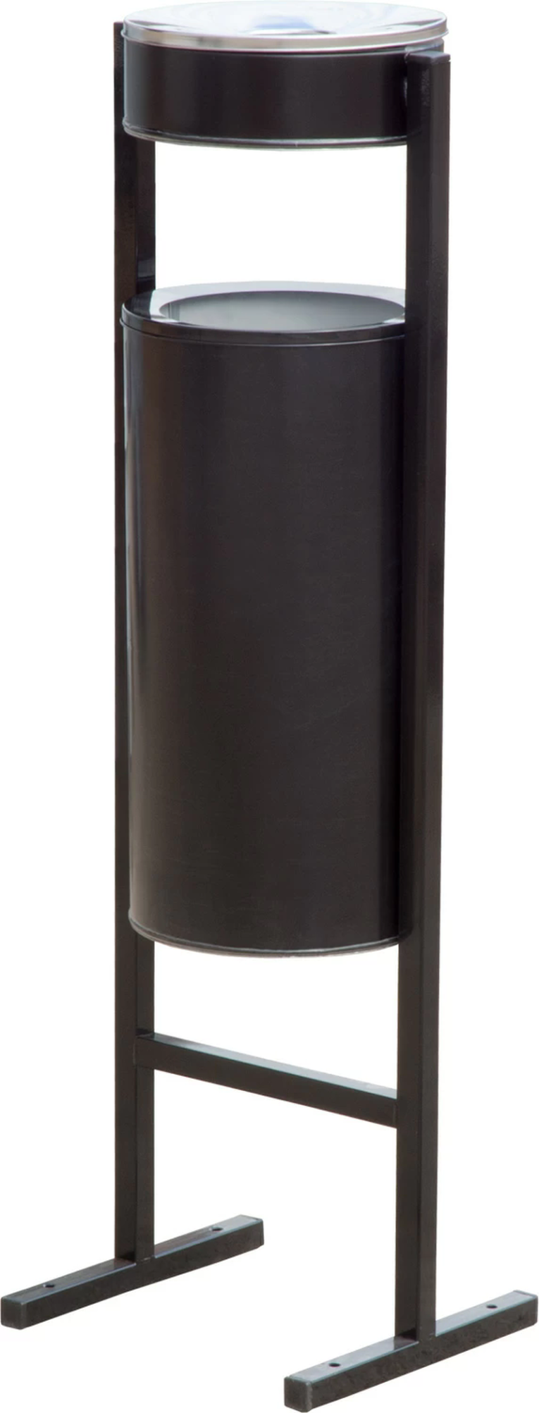 Урна уличная с пепельницей 25 литров черный купить в Уфе