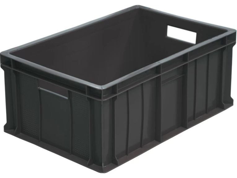 Ящик 600х400х250 сплошной чёрный купить в Уфе