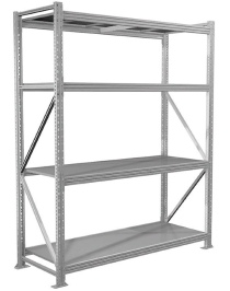 Стеллаж MS Profi 2000х900х600 4 полки Стеллаж MS Profi 2000х900х600 4 полки