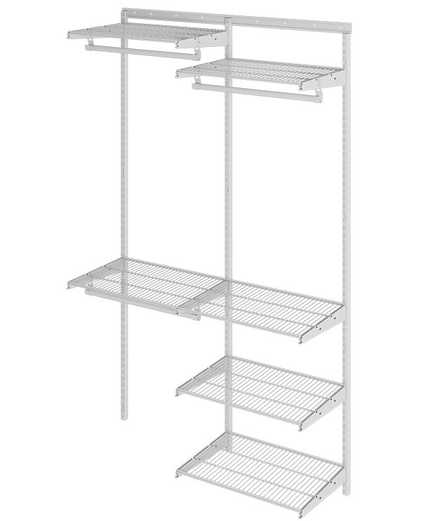 Гардеробная система Практик Home Optima G120 белая купить в Уфе Гардеробная система Практик Home Optima G120 белая купить в Уфе