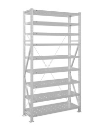 Стеллаж MS U 2000x700x600 9 полок (200 кг, перф) Стеллаж MS U 2000x700x600 9 полок (200 кг, перф)