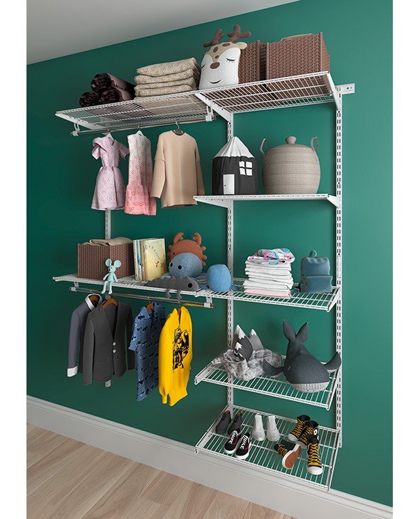 Гардеробная система Практик Home Optima G150 белая купить в Уфе Гардеробная система Практик Home Optima G150 белая купить в Уфе