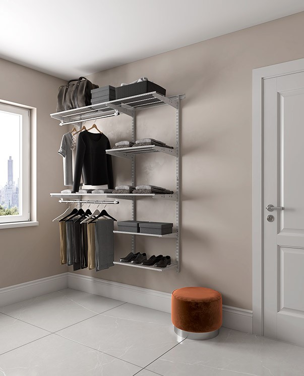 Гардеробная система Практик Home Optima G150 белая купить в Уфе Гардеробная система Практик Home Optima G150 белая купить в Уфе