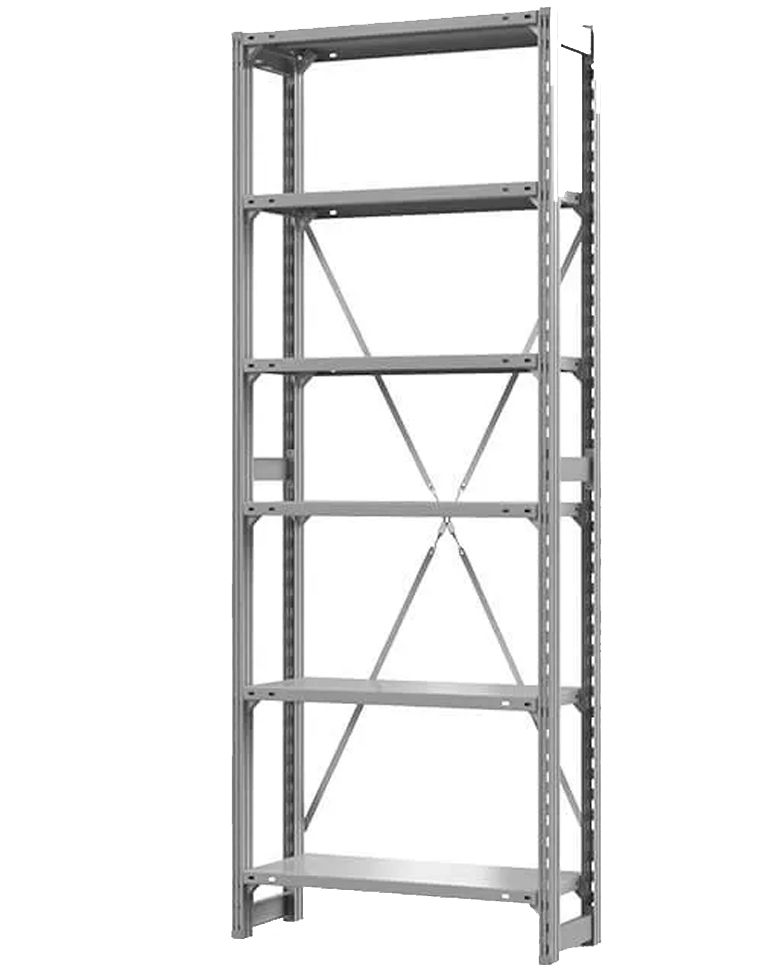 Стеллаж ТСУ 3500x700x600 6 полок (150 кг, металл) купить в Уфе Стеллаж ТСУ 3500x700x600 6 полок (150 кг, металл) купить в Уфе