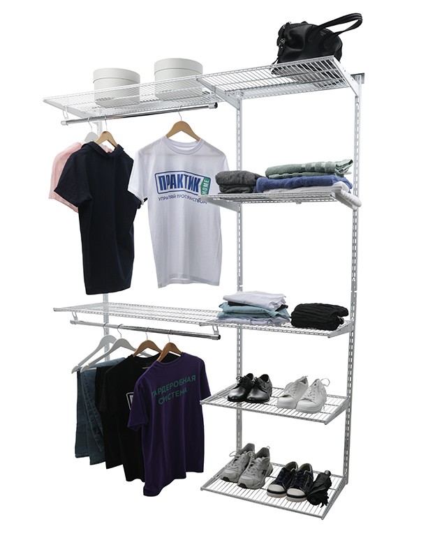 Гардеробная система Практик Home Optima G180 белая купить в Уфе Гардеробная система Практик Home Optima G180 белая купить в Уфе