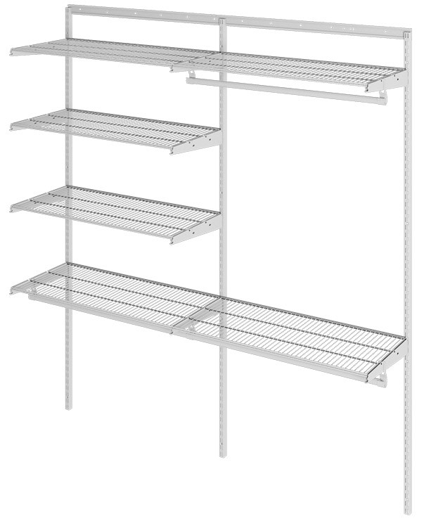 Гардеробная система Практик Home Optima G180 белая купить в Уфе Гардеробная система Практик Home Optima G180 белая купить в Уфе