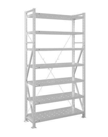 Стеллаж MS U 3000x700x1000 7 полок (400 кг, перф) купить в Уфе