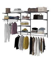 Гардеробная система Практик Home Optima G240 графит Гардеробная система Практик Home Optima G240 графит