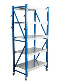 Стеллаж мобильный БиКом СТ-4 200x210x60 5 полок