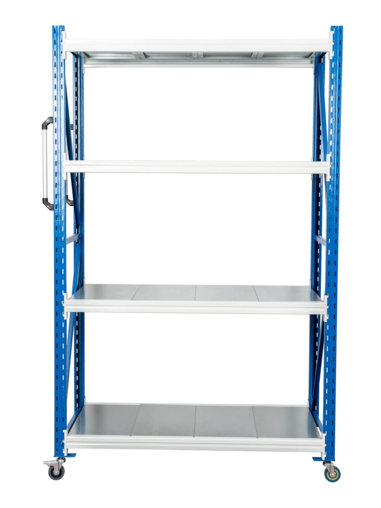 Стеллаж мобильный БиКом СТ-4 250x90x100 4 полки купить в Уфе