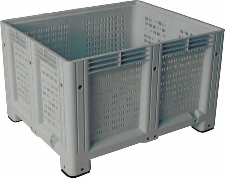 Big Box 1200x1000x580 мм перфорированный на ножках серый купить в Уфе