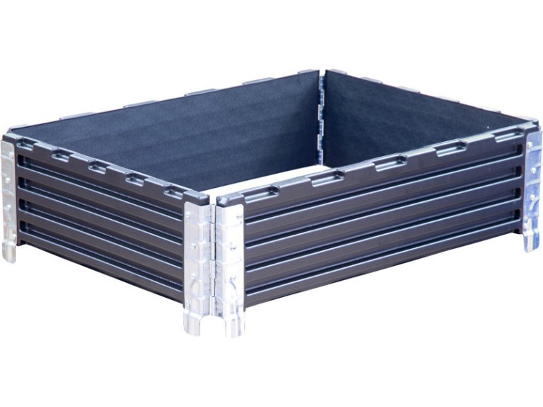 Складная паллетная рама 800х600х200 усиленная чёрный купить в Уфе