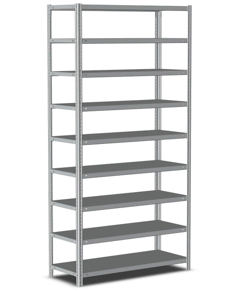 Стеллаж металлический Титан МС-500 1800х1500х300 9 полок купить в Уфе Стеллаж металлический Титан МС-500 1800х1500х300 9 полок купить в Уфе