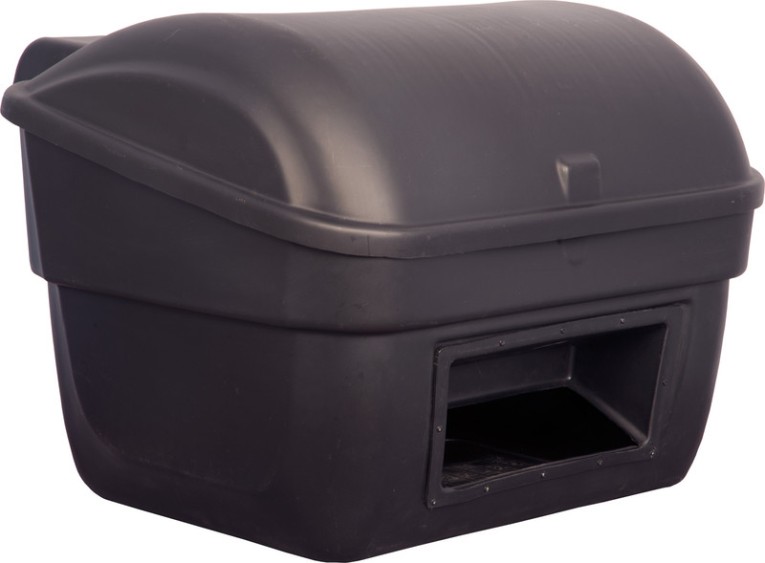Контейнер для песка с крышкой и вставкой, 220л. черный купить в Уфе Контейнер для песка с крышкой и вставкой, 220л. черный купить в Уфе