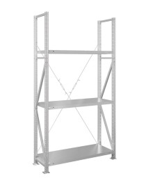 Стеллаж MS U 3000x1200x600 3 полки (350 кг, металл) Стеллаж MS U 3000x1200x600 3 полки (350 кг, металл)