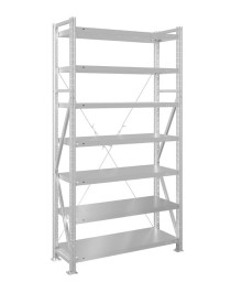 Стеллаж MS U 2000x1500x800 7 полок (150 кг, металл) Стеллаж MS U 2000x1500x800 7 полок (150 кг, металл)