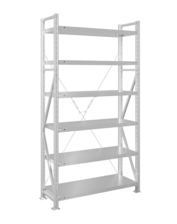 Стеллаж MS U 3000x700x500 6 полок (350 кг, металл) купить в Уфе