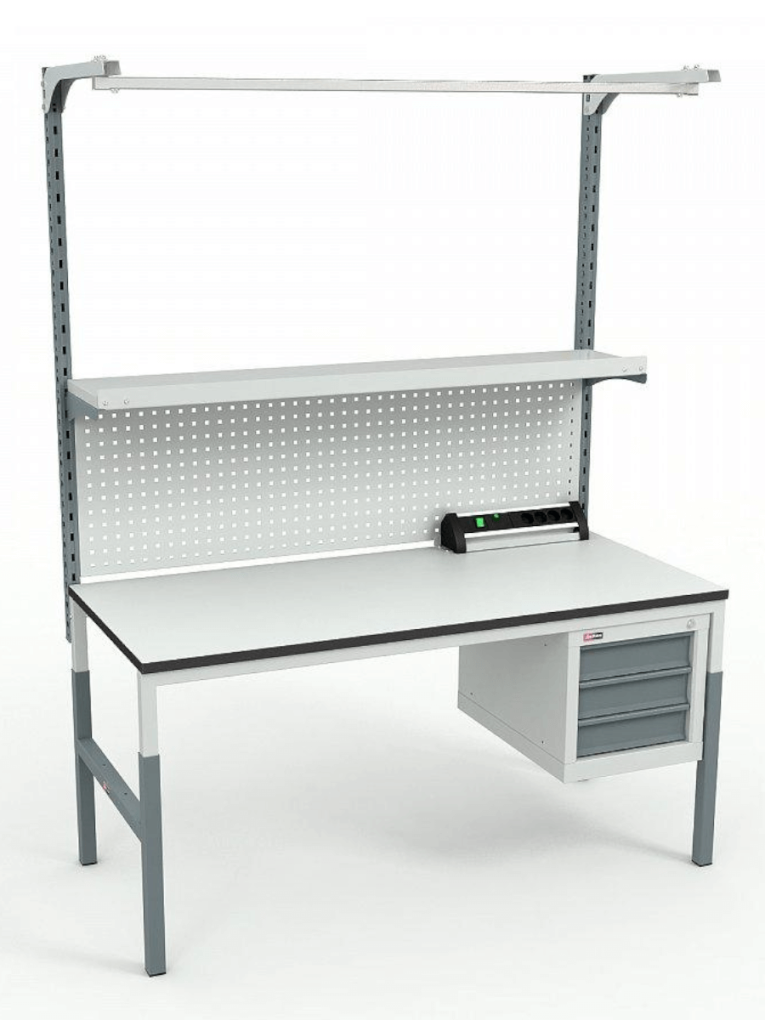 Стол монтажный ДиКом СР-М-150-03 ESD Пластик купить в Уфе Стол монтажный ДиКом СР-М-150-03 ESD Пластик купить в Уфе