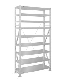 Стеллаж MS U 2000x1200x600 9 полок (350 кг, металл) Стеллаж MS U 2000x1200x600 9 полок (350 кг, металл)