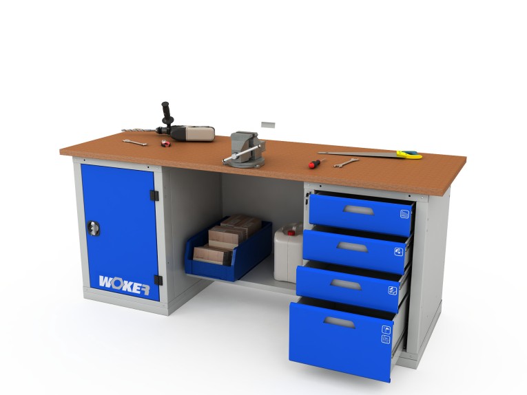 Верстак двухтумбовый WOKER PRO 2104.2000 купить в Уфе