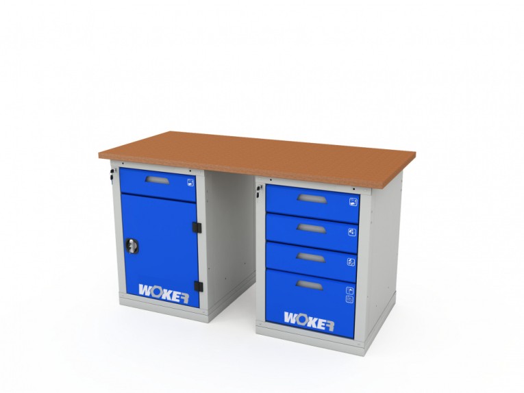 Верстак двухтумбовый WOKER PRO 2204.1500 купить в Уфе