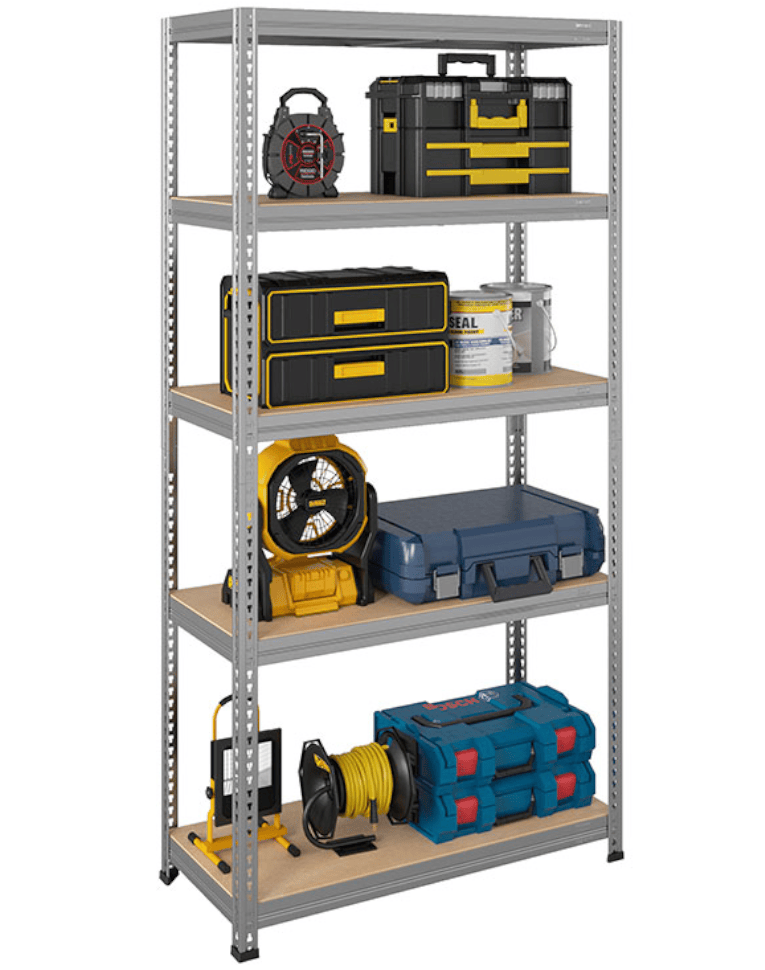 Стеллаж быстросборный ЛОФТ (SBL) 1800x1200x450 5 полок (цинк) купить в Уфе Стеллаж быстросборный ЛОФТ (SBL) 1800x1200x450 5 полок (цинк) купить в Уфе