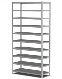 Стеллаж MS Standart 2200х1000х250 10 полок Стеллаж MS Standart 2200х1000х250 10 полок