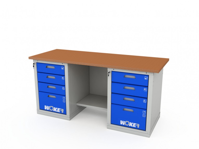 Верстак двухтумбовый WOKER PRO 2404.1800 купить в Уфе