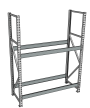 Стеллаж грузовой СГР 2000x1800x500 2 полки (без настила) Стеллаж грузовой СГР 2000x1800x500 2 полки (без настила)