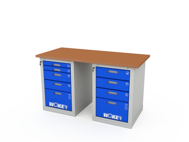 Верстак двухтумбовый WOKER PRO 2504.1500 купить в Уфе Верстак двухтумбовый WOKER PRO 2504.1500 купить в Уфе