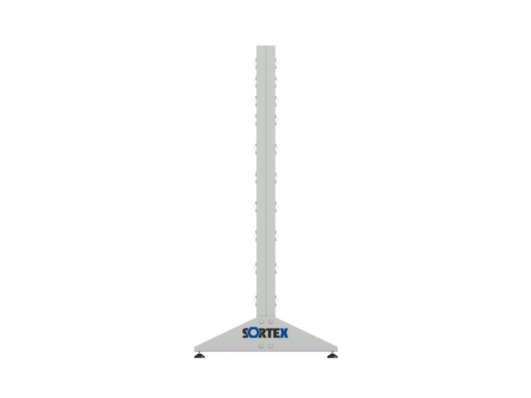 Стеллаж для пластиковых лотков SORTEX двухсторонний 1500x1000x800.04 купить в Уфе