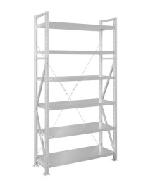 Стеллаж MS U 2500x1500x400 6 полок (150 кг, металл)