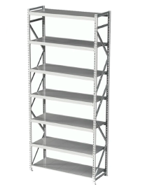 Стеллаж MS Profi 2500х900х500 7 полок Стеллаж MS Profi 2500х900х500 7 полок