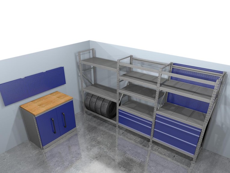 Стеллажная система хранения №1 Гараж купить в Уфе Стеллажная система хранения №1 Гараж купить в Уфе