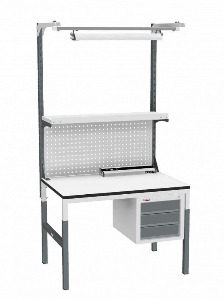 Стол монтажный ДиКом СР-М-100-05 ESD Пластик купить в Уфе Стол монтажный ДиКом СР-М-100-05 ESD Пластик купить в Уфе