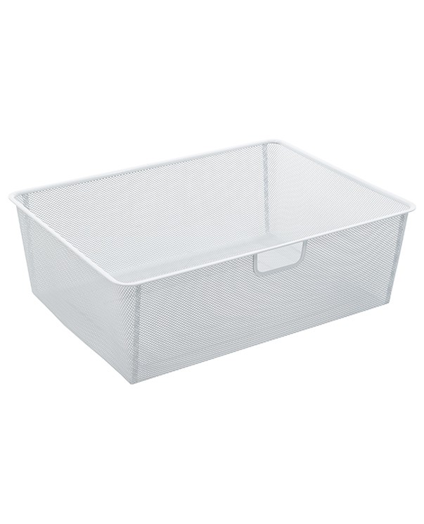 Корзина мелкосетчатая GBM 60х20 белая купить в Уфе Корзина мелкосетчатая GBM 60х20 белая купить в Уфе